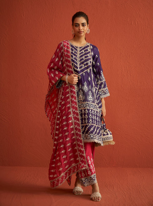 Ambar Set With Dupatta